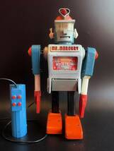 【429】ミスターマーキュリー　ロボット　リモコン ／ ◆Tin Toy　ブリキ（中古）／ 1円スタート／ ゆうパック80サイズ ／ 金曜日発送_画像1