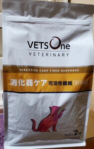ベッツワンベテリナリー　消化器ケア可溶性繊維２kg　フィッシュ　猫用食事療法食　