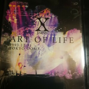 70年代～90年代専門CDショップ　美品　X JAPAN　ART OF LIFE 1993 12.31　DVD　2024 0512出品　匿名迅速発送 曲目画像掲載 送料無料