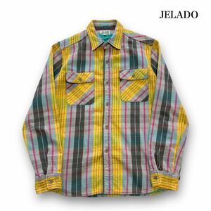 【JELADO】ジェラード スペシャルプロダクト フランネルワークシャツ ネルシャツ 長袖チェックシャツ 日本製 フラップポケット (16)