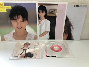 高井麻巳子　レコード・ポスターなど／計5点まとめセット