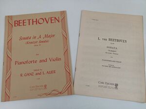 【洋書・楽譜】BEETHOVEN ベートーヴェン／ Sonata in A Major ／opus 47／Violine und Pian／バイオリン、ピアノ