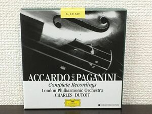 Accardo Plays Paganini アッカルド・プレイズ・パガニーニ 全録音集／シャルル・デュトワ　ロンドン・フィル管弦楽団／CD6枚セット【CD】