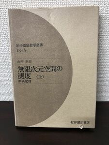 無限次元空間の測度（上）【はがし跡あります】