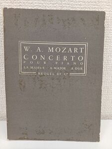 【洋書・楽譜・ミニスコア】モーツァルト W.A MOZART／CONCERTO／A MAJOR／ピアノ譜