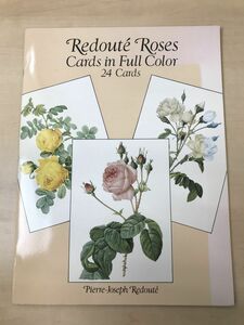 Redoute Roses Cards in Full Color 24 Cards／薔薇のポストカード／洋書