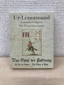 【英語／日本語訳なし】　Ur-Lenormand　Das Spiel der Hoffnung　(英語他外国語解説書付)　【オラクルカード等】