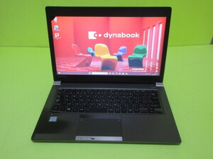 ②dynabook R63F i5-6200U 128GB 8G Office【ジャンク】