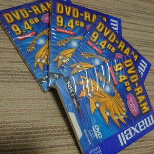 マクセル maxell データ用 DVD-RAM9.4GB4枚セット