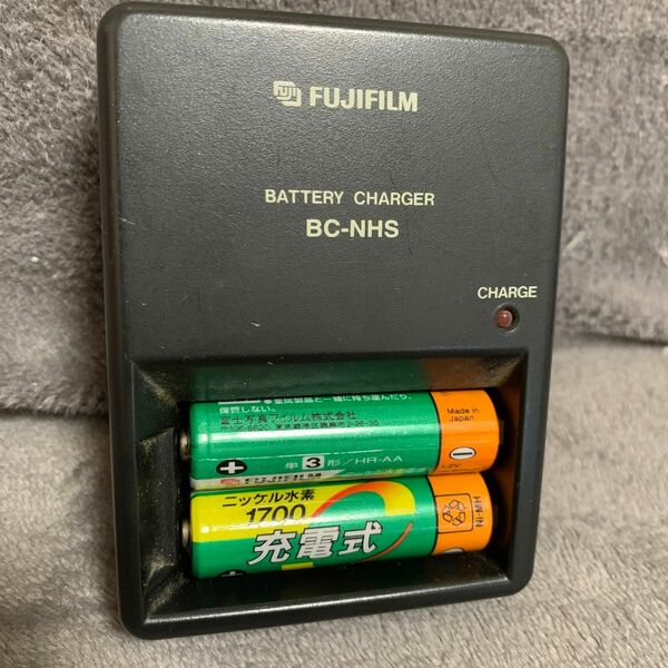 FUJIFILM BATTERY CHARGERBC-NHS電池二箇付