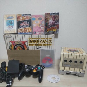 任天堂 ゲームキューブ 阪神タイガース 2003年優勝記念 限定モデル ソフト5本 ゲームボーイプレーヤー ニンテンドー