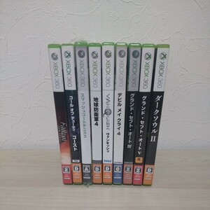 XBOX 360 ソフト9本セット GTA 地球防衛軍 デビルメイクライ コールオブデューティ