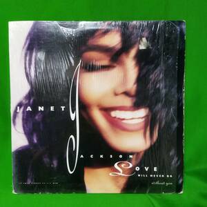 12' レコード Janet Jackson - Love Will Never Do (Without You)