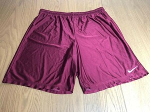 ナイキNIKE ショートパンツ　年代物　L 光沢　良デザイン　22-0924-15