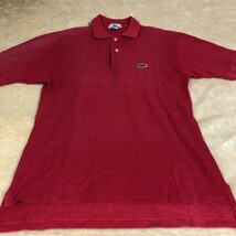LACOSTE ラコステ 半袖ポロシャツ　S USA製　大きめ　USサイズ　20-0714-01_画像1
