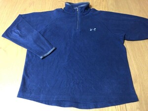 アンダーアーマー UNDER ARMOUR フリースジャケットSM プルオーバー　紺色　21-0923-06