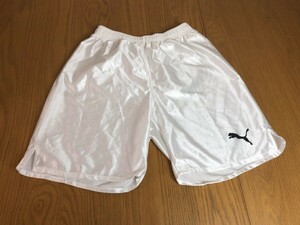 プーマPUMA サッカーパンツ　光沢　ネーム　L サッカーフットサル　23-0328-06