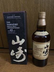 【即決】サントリー ウイスキー 山崎12年　700ml　100周年記念ボトル　未開封新品　箱入り　／　SUNTORY YAMAZAKI SINGLE MALT WHISKY