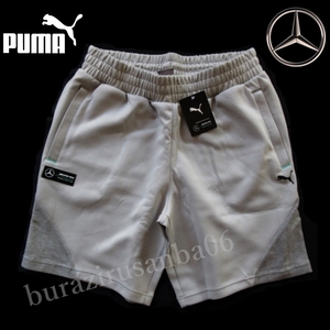 US/M Япония L соответствует * не использовался PUMA Puma × Mercedes Benz сотрудничество тренировочный шорты высококачественный текстура (ткани) Mercedes AMG 599611 серый 