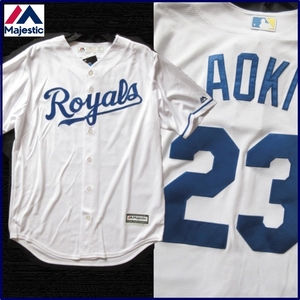 Majestic majestic unused MLB can The s City * Royal z Aoki . parent #23 Home replica uniform M size 