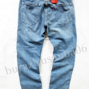 W32 未使用 定価13,200円 リーバイス レッド Levi's Red 502 テーパード デニムパンツ ジーンズ 程よいストレッチ 涼しげライトブルーの画像6