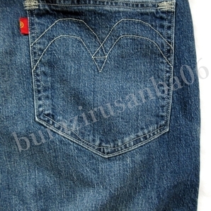 W32 未使用 定価13,200円 リーバイス Levi's Red 505 ストレート デニムパンツ ジーンズ 程よいストレッチ ヴィンテージ風 インディゴの画像7