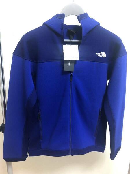 レア色　新品　ノースフェイス　THE NORTH FACE 　マウンテンテックセーターフーディ　L　アズテックブルー　フリース　ニット　デナリ