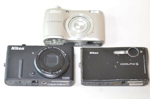 【ジャンク3台まとめて】ニコン　Nikon　COOLPIX　P310　S6　L26　コンデジ カメラ 中古　