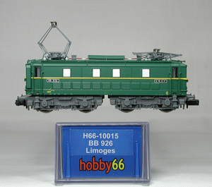 HOBBY66 #H66-10015 ＳＮＣＦ（フランス国鉄）ＢＢ９００型電気機関車 機番９２６号機 ブロックロゴ （グリーン）