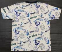 YTS68東洋Mジョンセバーソン サーフ インストラクターSURF INSTRUCTOR総柄 リンガー 半袖TシャツSUN SURFサンサーフJohn Severson_画像3