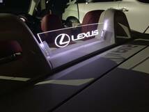 valkyrie style レクサス ISC is250c is350c 専用　ウィンドディフレクター　LEXUS文字　リモコン付き　lexus is-c 　LED白。。。。、、、_画像3