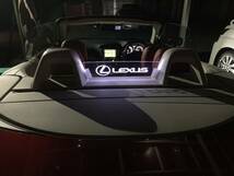 valkyrie style レクサス ISC is250c is350c 専用　ウィンドディフレクター　LEXUS文字　リモコン付き　lexus is-c 　LED白…,,,_画像10