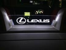 valkyrie style レクサス ISC is250c is350c 専用　ウィンドディフレクター　LEXUS文字　リモコン付き　lexus is-c 　LED白./_画像1