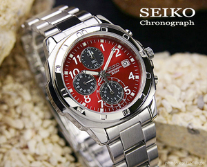 海外限定生産逆輸入モデル!【SEIKO】セイコー 1/20秒高速クロノ RD 新品未使用