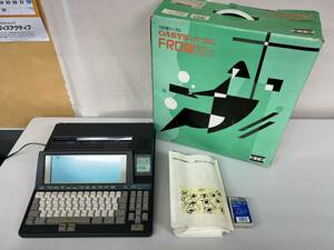  operation verification settled Fujitsu word-processor OASYS Lite F-ROM10S original box * manual equipped 