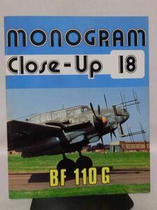 洋書 MONOGRAM Close-Up 18 メッサーシュミットBf110G型 写真資料本 モノグラム 1986年発行[1]B2108