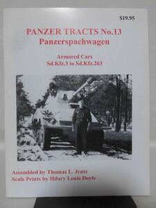 洋書 PANZER TRACTS No.13 ドイツ軍装甲車 写真資料本 Armored Cars Sd.Kfz.3 to Sd.Kfz.263[1]B2103