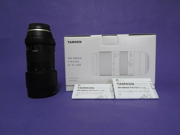 タムロン 100-400mm F4.5-6.3 Di VC USD (Model A035) [キヤノン用]（防湿庫保管美品）