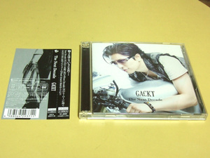 gaktoGackt / The Next Decade CD+DVD2 листов комплект 