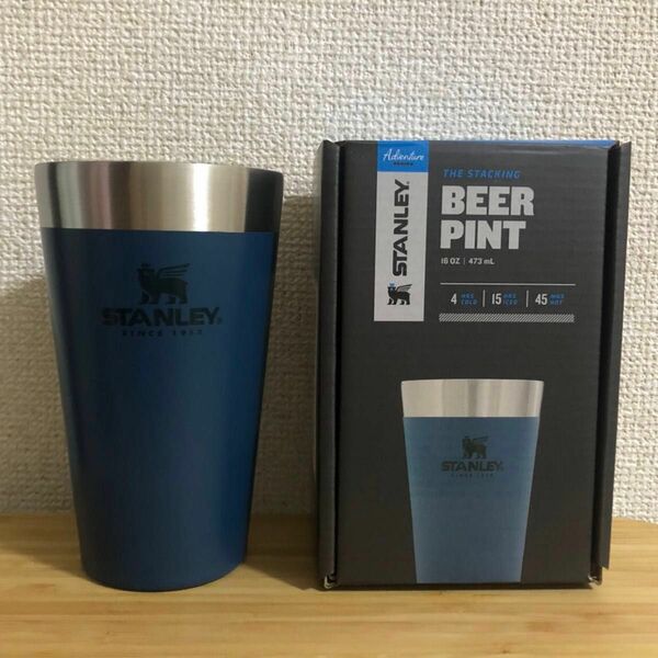 スタンレー STANLEY ／ スタッキング 真空パイント 未使用 ブルー