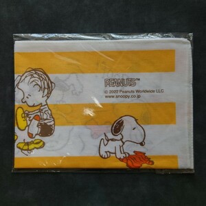 スヌーピー 手ぬぐい ストライプ柄 PEANUTS ハンドタオル フェイスタオル ノベルティ