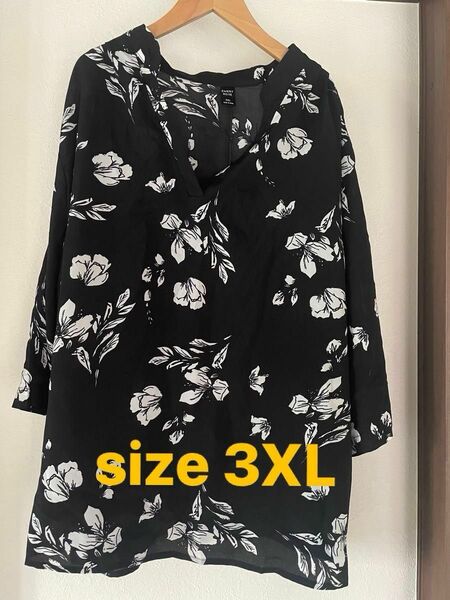 SHEIN 花柄プリント　3XL