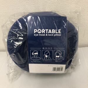  Novelty souvenir portable eye mask & neck pillow [ new goods unused goods ]60 size shipping 60479