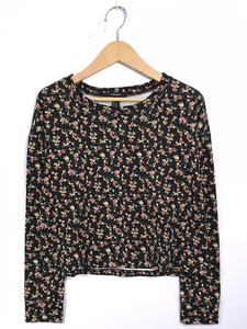 フォーエバー21 花柄 ニット トップス 長袖 Sサイズ レディース ロングスリーブ ファッション アパレル 服飾 WOMEN TOPS Forever21 D-2219