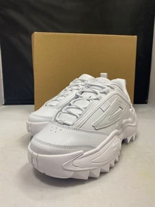 【新品】FILA TWISTER USS24049-100 WHT/WHT/WHT 23.5cm フィラ ツイスター ホワイト シャークソール 厚底 