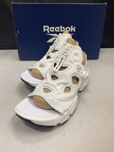 【新品】REEBOK PUMP FURY SANDAL ZIP 100202020 FTW WHT/FTW 24.0cm リーボック ポンプフューリー サンダル フットウェアホワイト