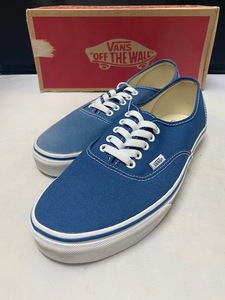 【訳あり新品】VANS AUTHENTIC NAVY US10.0 28.0cm ヴァンズ バンズ オーセンティック ネイビー US企画 スケート サーフ