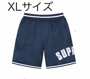 【新品未使用】Supreme XLサイズ Navy Ultrasuede Mesh Short ウルトラスウェードメッシュショーツ ベースボール Baseball