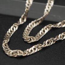 N767 AVON エイボン STERLING SILVER925刻印 ネックレス スクリューチェーン デザイン シルバー_画像6