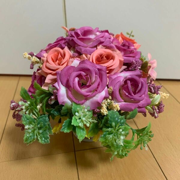 造花ハンドメイド 薔薇